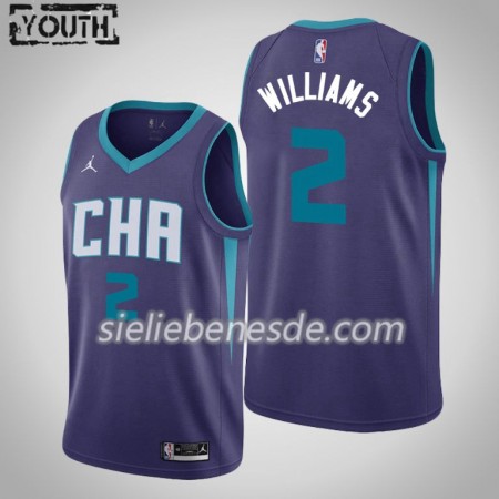 Kinder NBA Charlotte Hornets Trikot Marvin Williams 2 Jordan Brand 2019-2020 Statement Edition Swingman